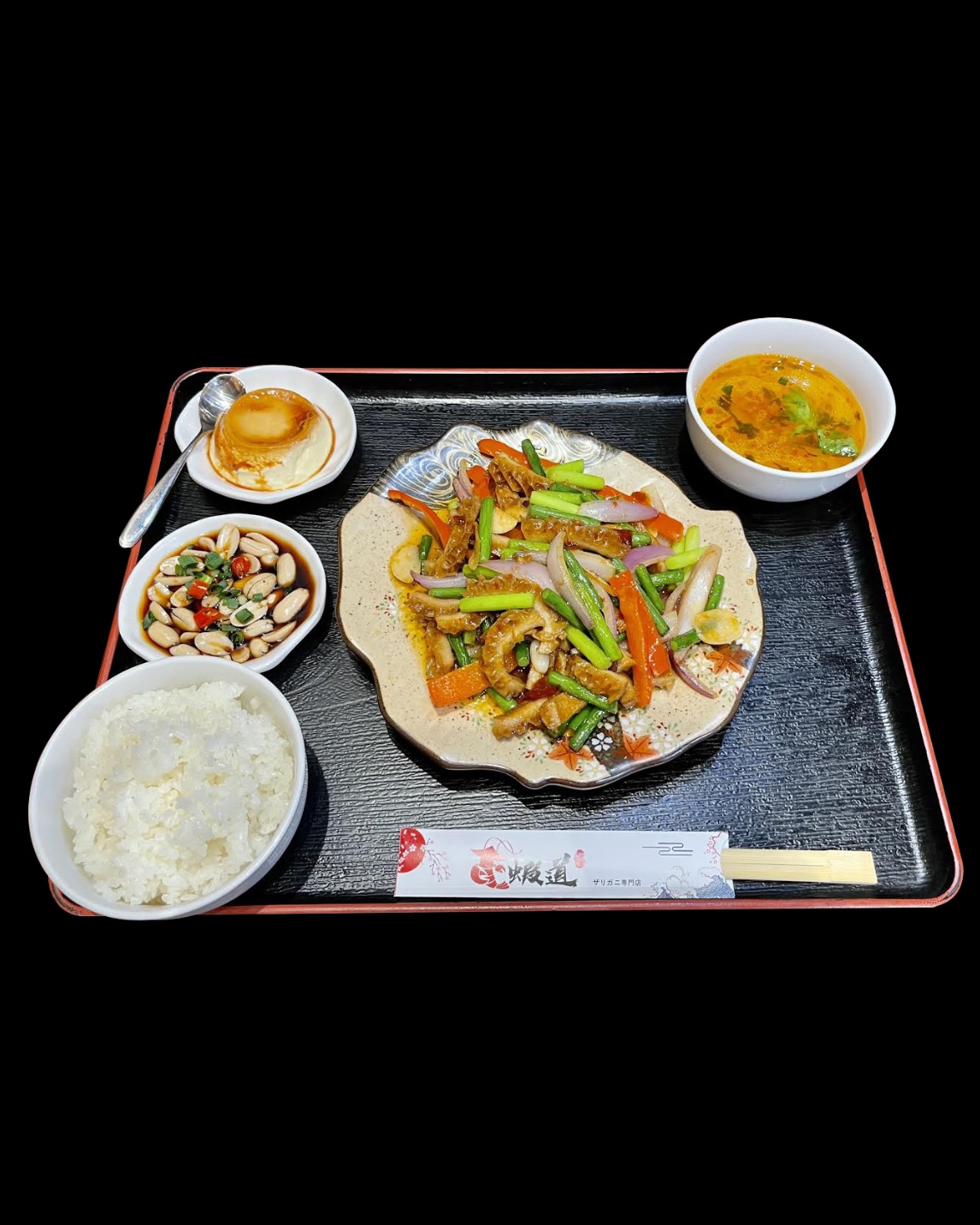 Image of ニンニクの芽とハチノスの炒めセット